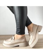 PERLLA Елегантни дамски обувки 3099-1 Beige - Бежови