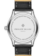 Philipp Blanc Овален часовник с кожена каишка