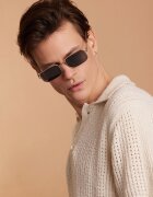 Philipp Blanc Унисекс метални слънчеви очила с поляризация Бронз/Прозрачен