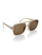 Philipp Blanc Унисекс слънчеви очила Aviator с поляризация - Бежов
