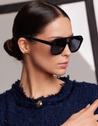 Philipp Blanc Унисекс слънчеви очила Aviator с поляризация Черен