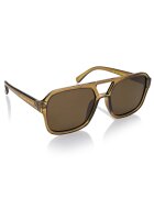 Philipp Blanc Унисекс слънчеви очила Aviator с поляризация Карамел