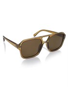 Philipp Blanc Унисекс слънчеви очила Aviator с поляризация - Карамел