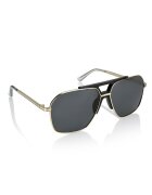 Philipp Blanc Унисекс слънчеви очила Aviator с поляризация Златист Черен