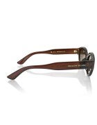 Philipp Blanc Унисекс слънчеви очила Cat-Eye с поляризация Коняк кафяв