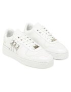 PHILIPP PLEIN Дамски кецове - WSC2780 PLE075N - естествена кожа - бели