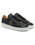 PHILIPP PLEIN Мъжки спортни обувки черни - екологична кожа - фитнес
