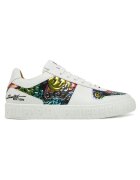 PHILIPP PLEIN Мъжки спортни обувки фитнес - бели - естествена кожа