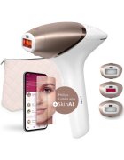 Philips Фотоепилатор IPL Lumea Series 9900 BRI973/00 - Сензор Smartskin - Технология SenseIQ - Връзка с приложението с функции Skin AI - Използване с или без кабели - 450 000 ...