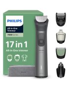Philips Машинка за подстригване на брада и коса за глава и тяло 15в1 Multigroom All in One MG7940/15 - 120 мин. автономност - 22 настройки за дължина: 0 -5-16 мм All-in-One - 3 ...