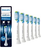Philips Sonicare Plaque Defence HX9046/87 пълнители - 6 опаковки глави за четки - стандартни - с кликване - синхронизация на режима BrushSync