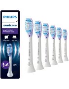 Philips Sonicare Резерва Gum Care HX9056/87 - Пакет от 6 глави за четка - Standard - Click-on - Синхронизация в режим BrushSync