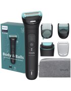 Philips Тример на тяло BG7470/15 с хипоалергенна метална мрежа - 120 минути време на работа - Функция за бързо зареждане - Осветена бръснеща глава ...