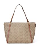 Pierre Cardin Чанта Elysia Chic с монограм - Светлокафяв/Каки