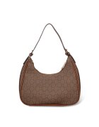 Pierre Cardin Чанта Seraphina от еко кожа с монограм - Тъмнокафяв