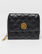 Pierre Cardin Капитониран портфейл от еко кожа Черен