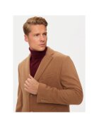 Pierre Cardin Мъжко палто 304463938 Вълна/Полиестер Кафяв Кафяв