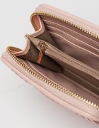 Pierre Cardin Портмоне от еко кожа с релеф Прашно розово