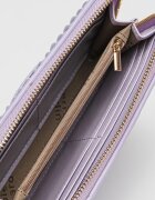 Pierre Cardin Портмоне от еко кожа с цип Лилав