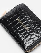 Pierre Cardin Портмоне с шагрен и цип Черен