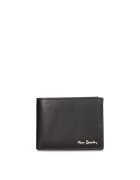 Pierre Cardin Сгъваем кожен портфейл Erewhon Chic - Черен
