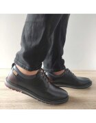 Pikolinos Ежедневни мъжки обувки M8J-4183C черно с кафяво - черно