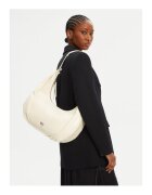 Pinko Дамска чанта Bianco Z14S Slouchy Hobo Big - естествена кожа - розова