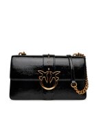Pinko Дамска чанта Black Z99Q - естествена кожа - цвят - модел Love One Light Cl P