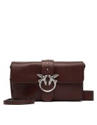 Pinko Дамска чанта Marrone Ca L74E - розова - модел Love One Slouchy Zip