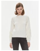 Pinko Дамски пуловер - вълна/полиамид/акрил - екрю - XL