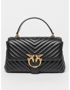 Pinko Кожена чанта Love Lady Puff с капитониран дизайн