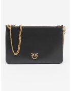 Pinko Плоска кожена чанта тип несесер Classic