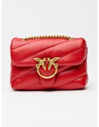 Pinko Ватирана кожена crossbody чанта Love Baby Puff