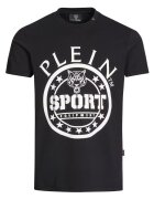 Plein Sport Мъжка тениска черна - памучна - с щампа