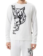 Plein Sport Спортна блуза с модерен принт - Бял