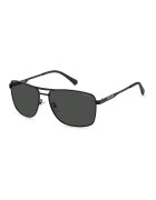 Polaroid Слънчеви очила Aviator със стоманена рамка - Черен