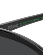 Polaroid Слънчеви очила Butterfly с поляризация Черен