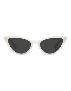 Polaroid Слънчеви очила Cat-Eye Мръснобял