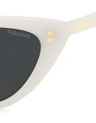 Polaroid Слънчеви очила Cat-Eye Мръснобял