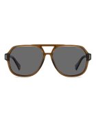Polaroid Унисекс слънчеви очила Aviator с поляризация Кафяв/Антрацитно сиво