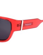 Polaroid Унисекс слънчеви очила с поляризация Червен
