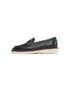 Pollini Дамски мокасини SA10033G1ITD200A - Естествена кожа - 36 EU - Черни