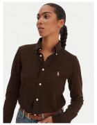 Polo Ralph Lauren Дамска риза slim fit Кафяв