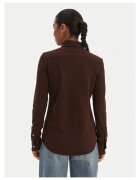 Polo Ralph Lauren Дамска риза slim fit Кафяв