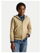 Polo Ralph Lauren Мъжка блуза с цип бежова памук Бежов