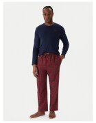 Polo Ralph Lauren Мъжки пижами тъмносини и червени