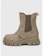 Primigi Непромокаеми велурени боти Chelsea с GORE-TEX