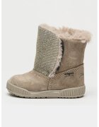 Primigi Велурени боти с Gore-Tex и брокат - Светло сив/Сребрист