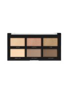 Profusion Cosmetics Палитра за контуриране и осветяване Highlight & Contour I 6 нюанса 16 g