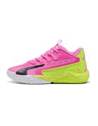 Puma Баскетболни обувки Dagger 2 с цветен блок - Тюркоаз/Светлорозов/Лайм зелено